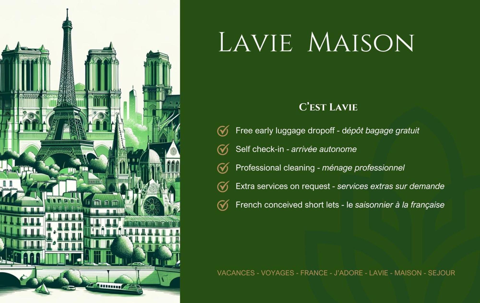 Lavie Maison Chic Stay Ac Parking Paris Exterior photo